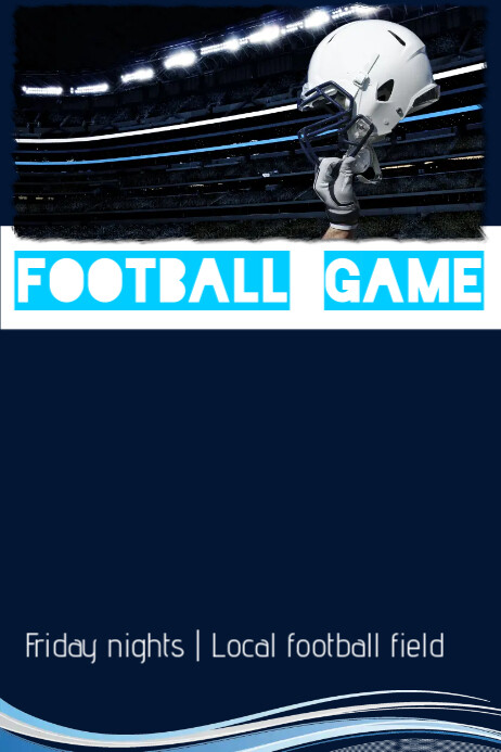 Football game Template | PosterMyWall