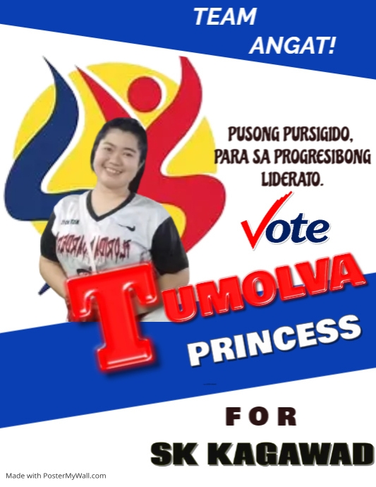 Election Tarpaulin Poster Flyer (US Letter) template