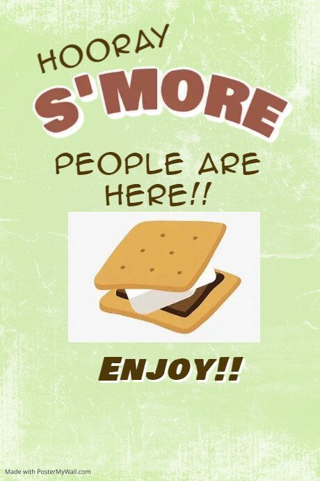 S'mores Sale Sign Flyer Template | PosterMyWall