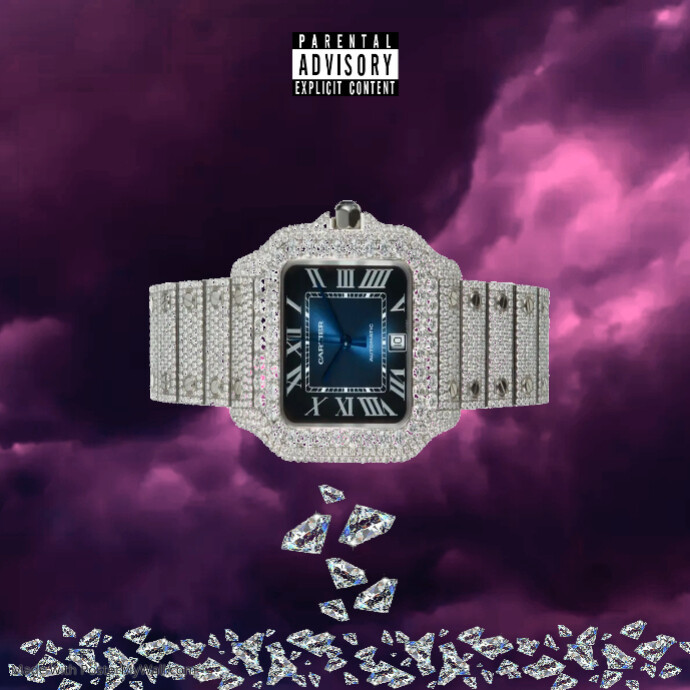 Copy of Storm City Purple Cloud CD Cover Music | PosterMyWall