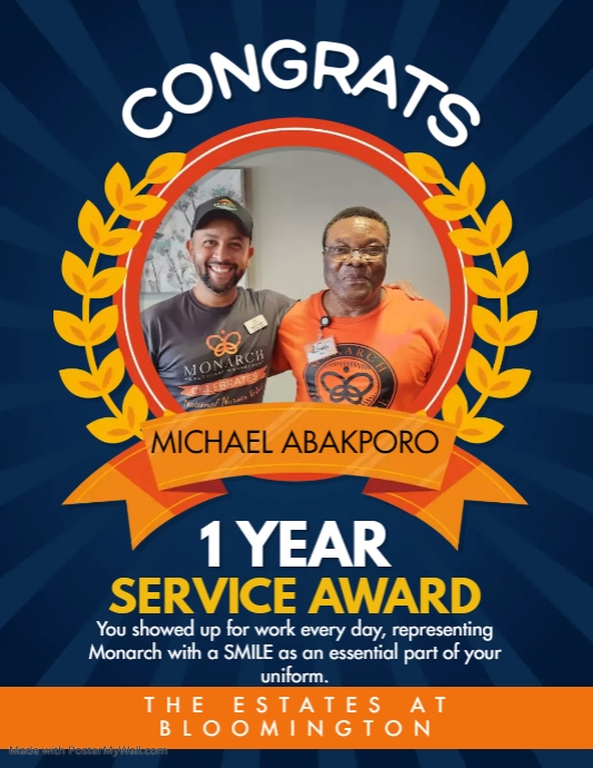 Custom Staff and Employee Best Award | PosterMyWall