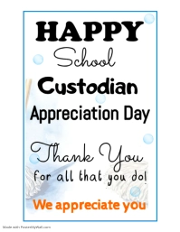 Happy custodian day