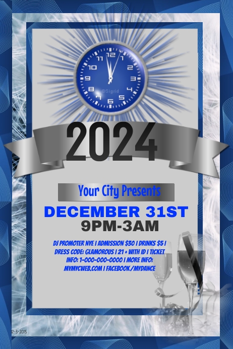 New Years Eve Event Template PosterMyWall