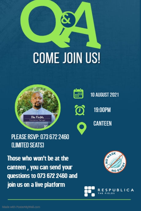 Copy of Question and answer flyer | PosterMyWall