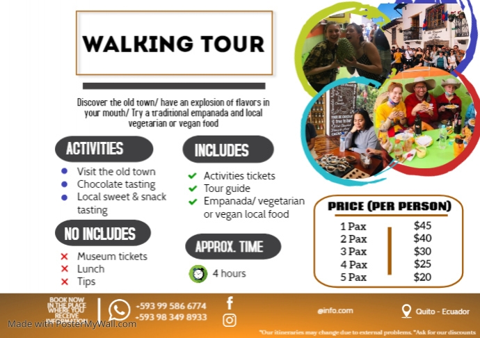Copy of WALKING TOUR LIBRETIN | PosterMyWall