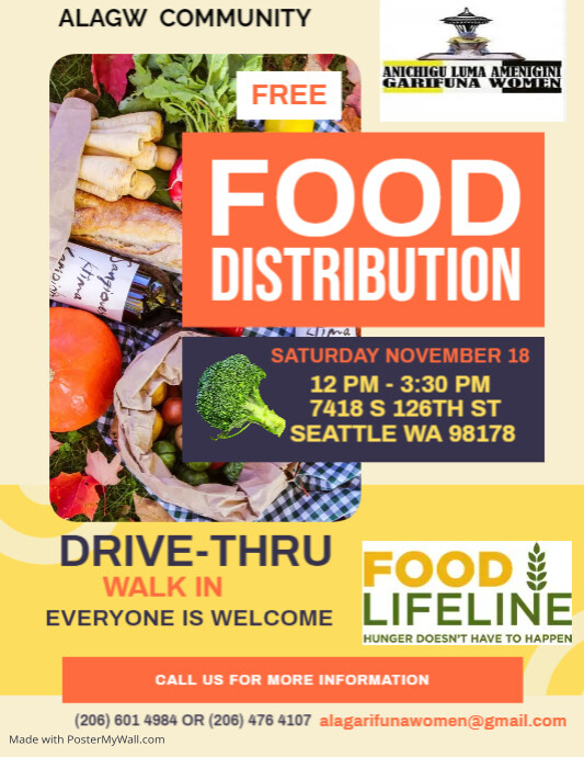 Food Distribution Flyer PosterMyWall