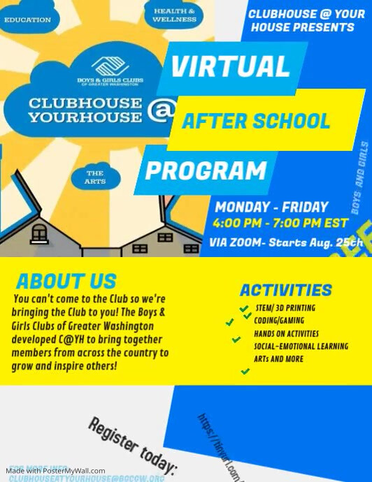 Virtual Program Flyer | PosterMyWall
