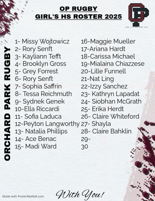 Copy of Basketball Roster Generic | PosterMyWall