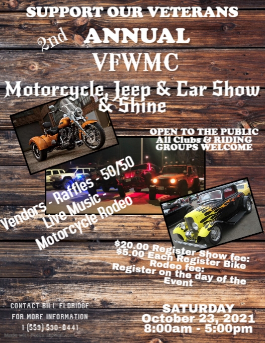 Copy of Copy of Copy of motorcycle run rally flyer template | PosterMyWall