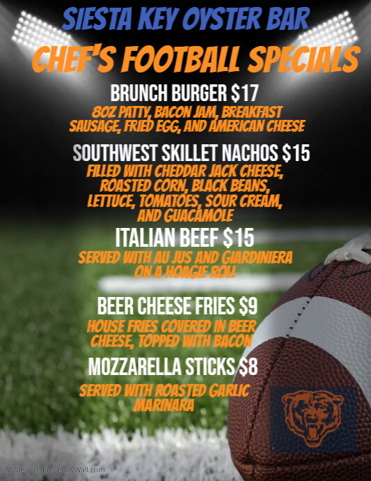 monday night football ad PosterMyWall