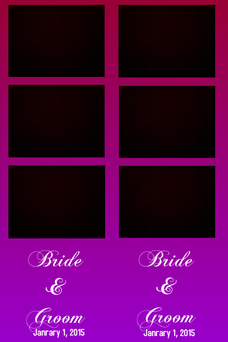 photo booth Template for Wedding | PosterMyWall