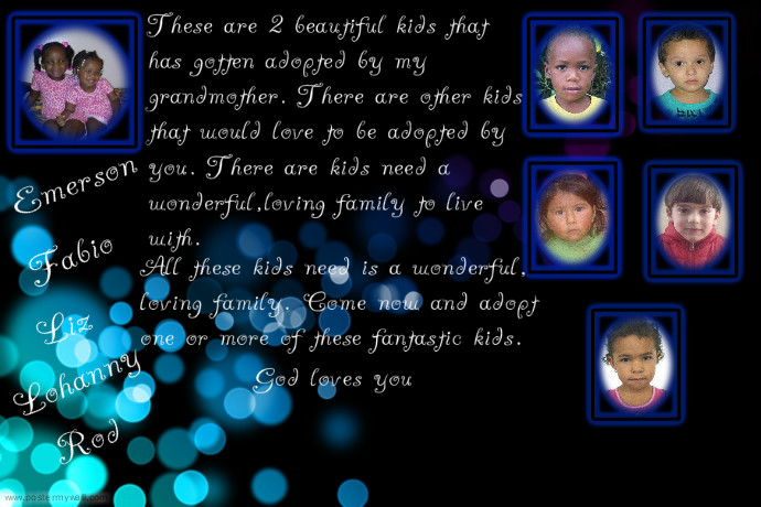 Adoption :) Poster template