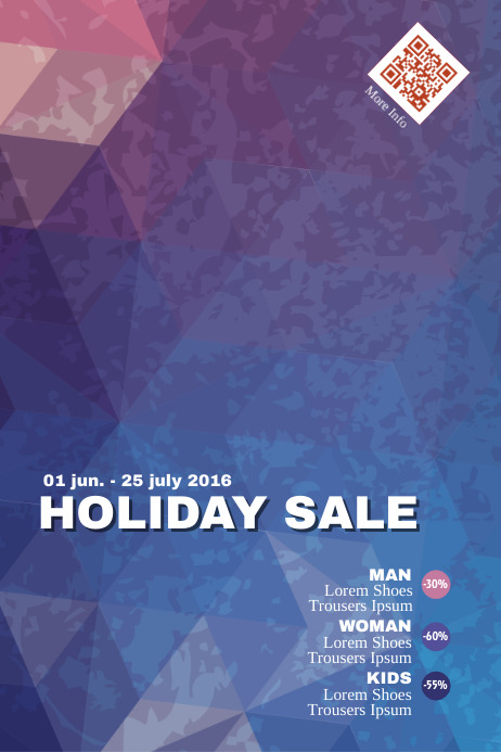 Sale poster template with abstract background - PosterMyWall | PosterMyWall