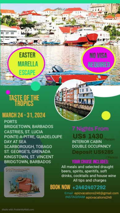 Easter Escape - Taste of the Tropics - TUI  PosterMyWall