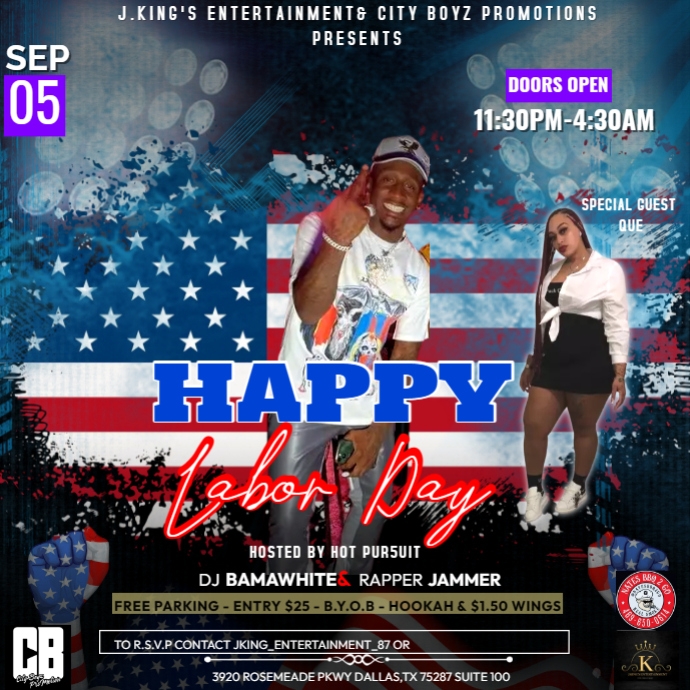 Copy of USA Party Rapper Ads | PosterMyWall