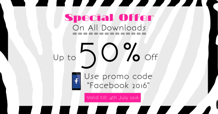 Discount Promotion Facebook Image Template | PosterMyWall