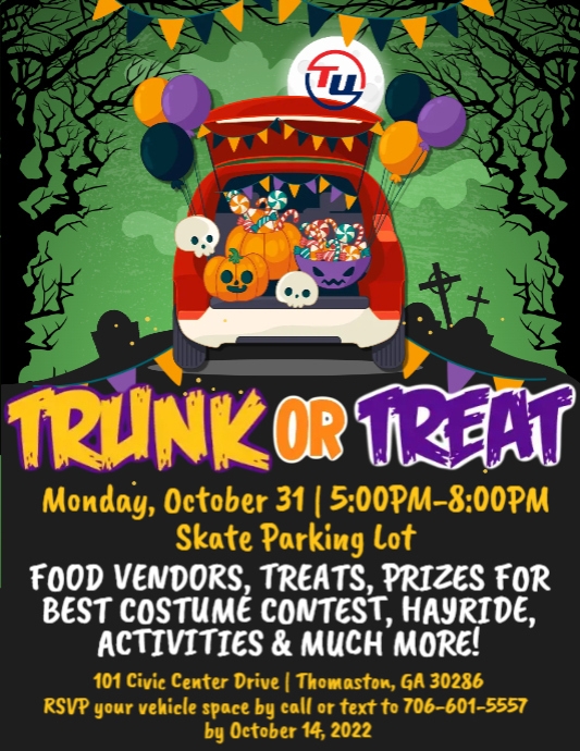 halloween, drivethru trick or treat (1) PosterMyWall