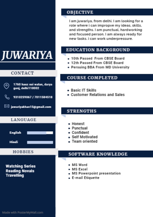 SIMPLE MODERN RESUME TEMPLATE DESIGN - 4b6eff7d84d0056ff1d18bc8589d7883 Screen