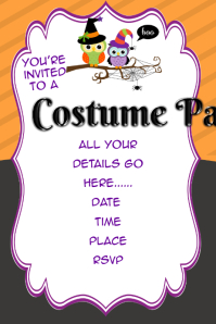 1 190 customizable design templates for costume contest postermywall halloween costume contest flyer