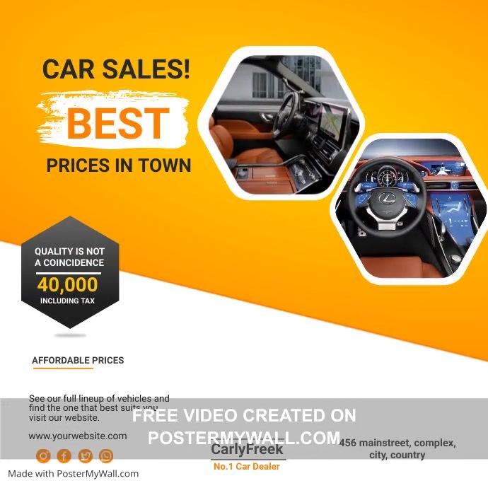 car sales PosterMyWall
