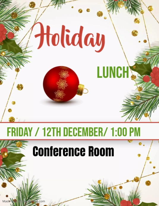 Christmas, Lunch  PosterMyWall