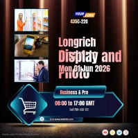 Longrich products display and my photo