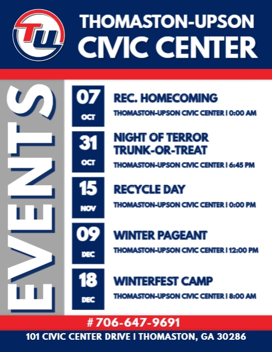 Copy of Events Schedule Template (2) | PosterMyWall