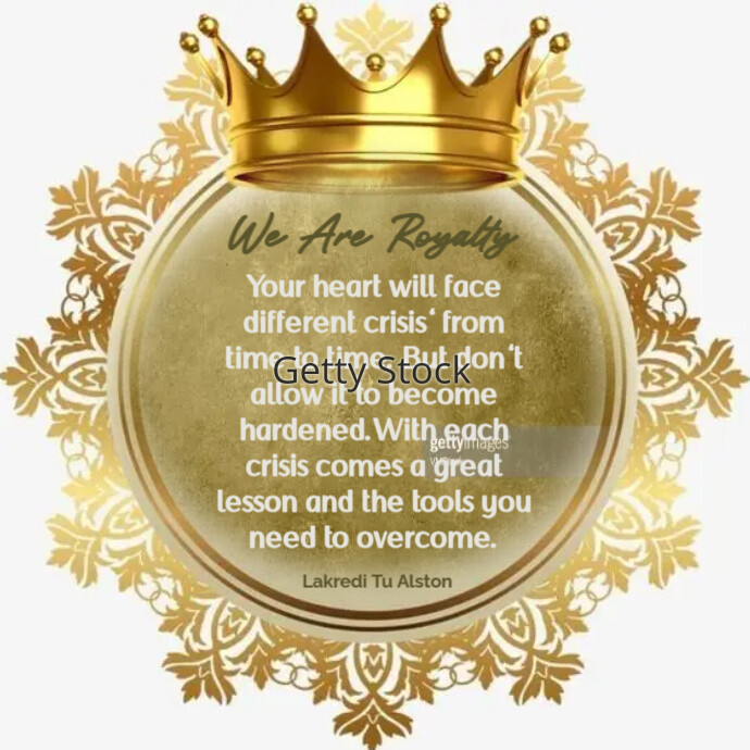 Golden crown template design | PosterMyWall