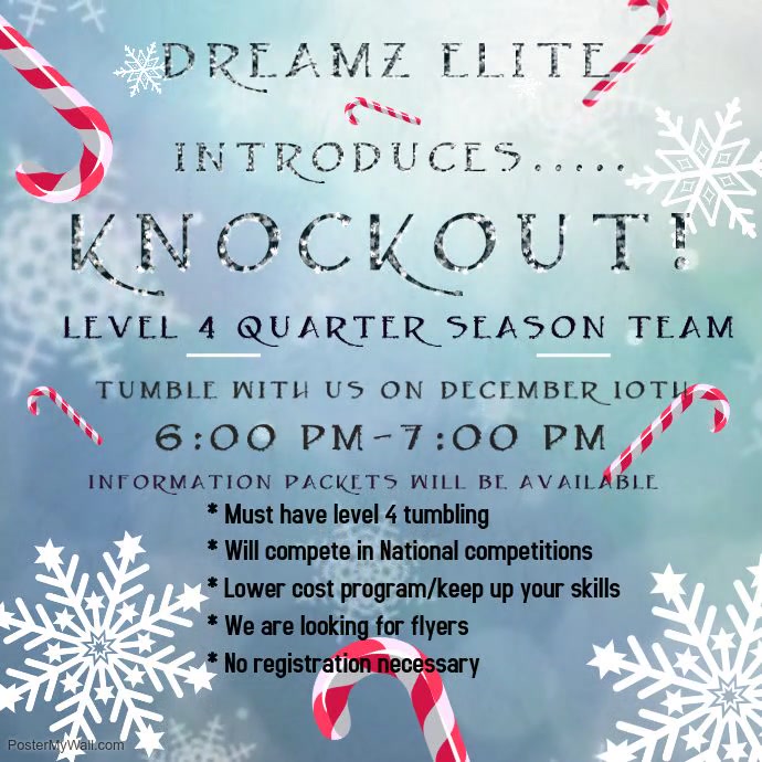 knockout flyer | PosterMyWall