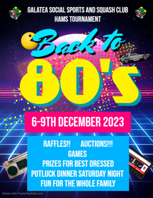 80s Night Raffle Copy of 80's Night Flyer | PosterMyWall