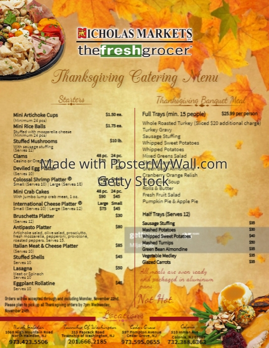 Thanksgiving 2021 PosterMyWall