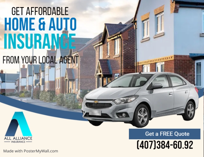 Home & Auto Insurance | PosterMyWall