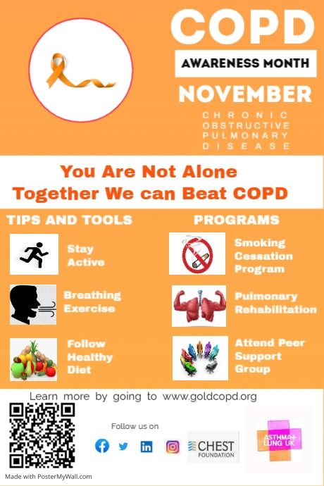 COPD Awareness Poster template