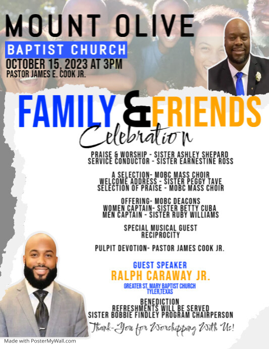 Bring a Friend Sunday (1) Flyer (US Letter) template