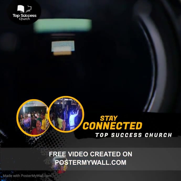 STAY CONNECTED Square (1:1) template