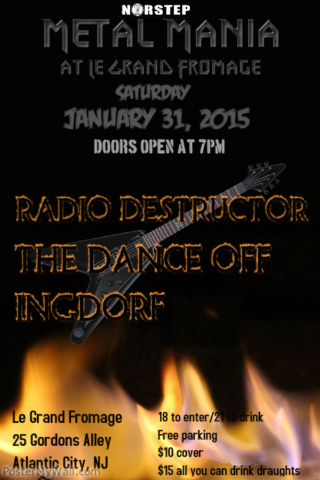 saturday Poster template