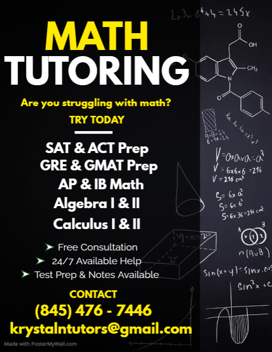 online math classes flyer template advertisem | PosterMyWall