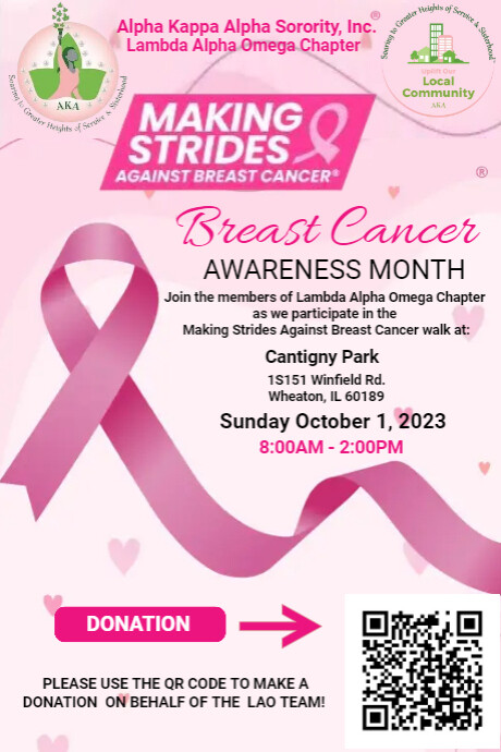 Breast Cancer Awareness Event Poster | PosterMyWall