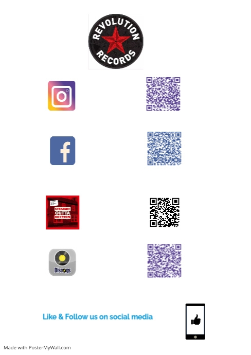 Copy of QR Code Social Media Icons (1) | PosterMyWall