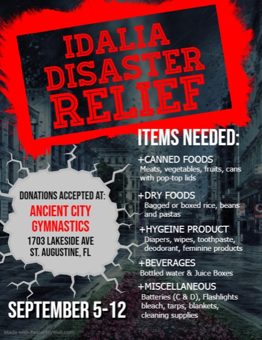 Disaster Relief Flyer | PosterMyWall