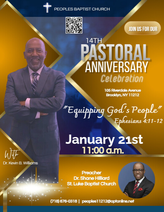 pastoral anniversary | PosterMyWall