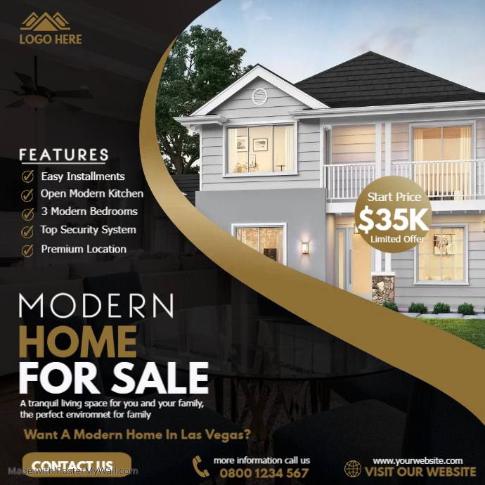 Copy of house for sale advert | PosterMyWall