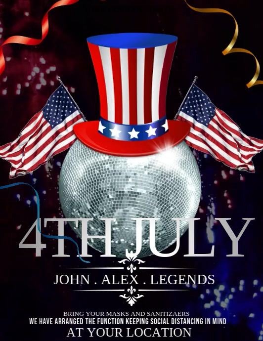 4th july independence day memorial day template postermywall memorial flyers