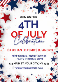 4th July A4 template