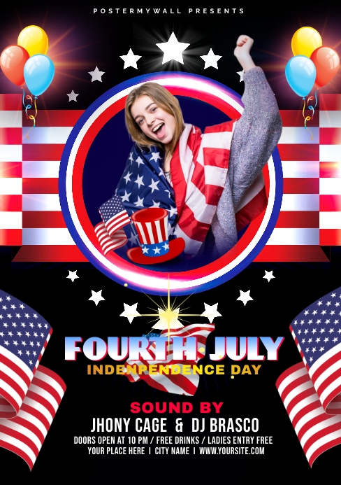 4TH JULY Template PosterMyWall