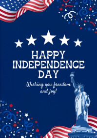 4th july A4 template
