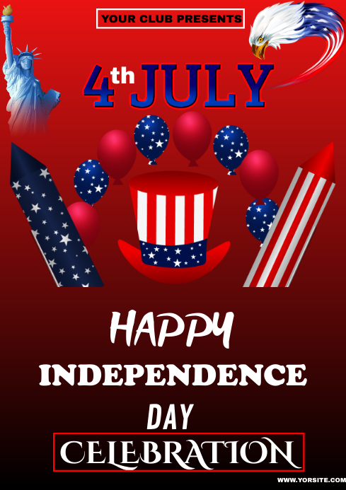 4TH JULY Template PosterMyWall