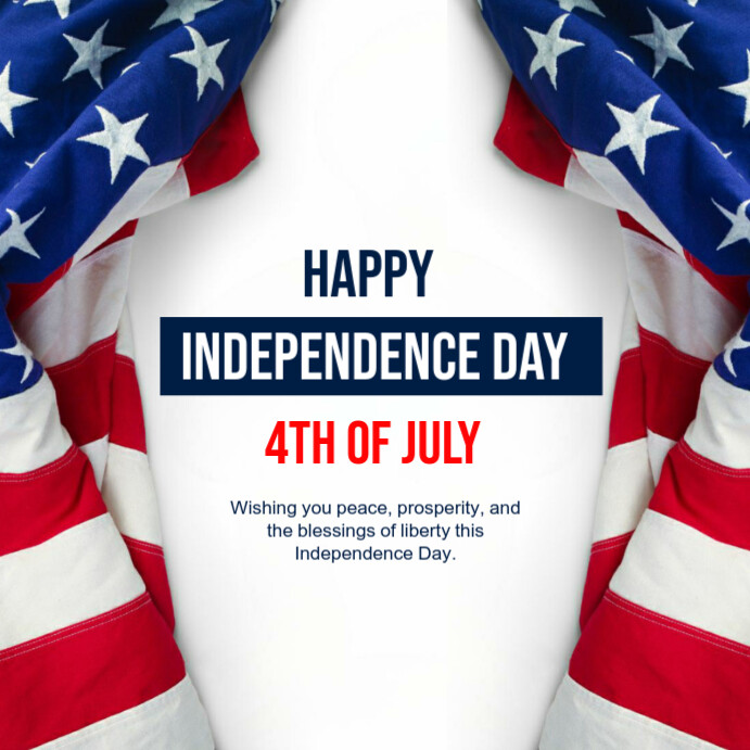 4th july Instagram Post template