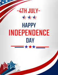 4th july independence day Flyer (US Letter) template