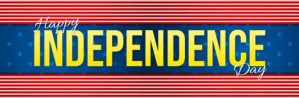 4th of July,Independence Day En-tête d'e-mail template